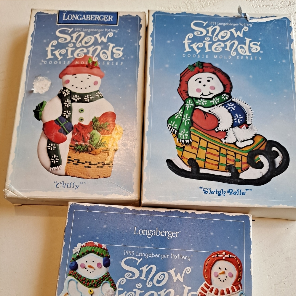 Longaberger vintage cookie molds.   Wsq